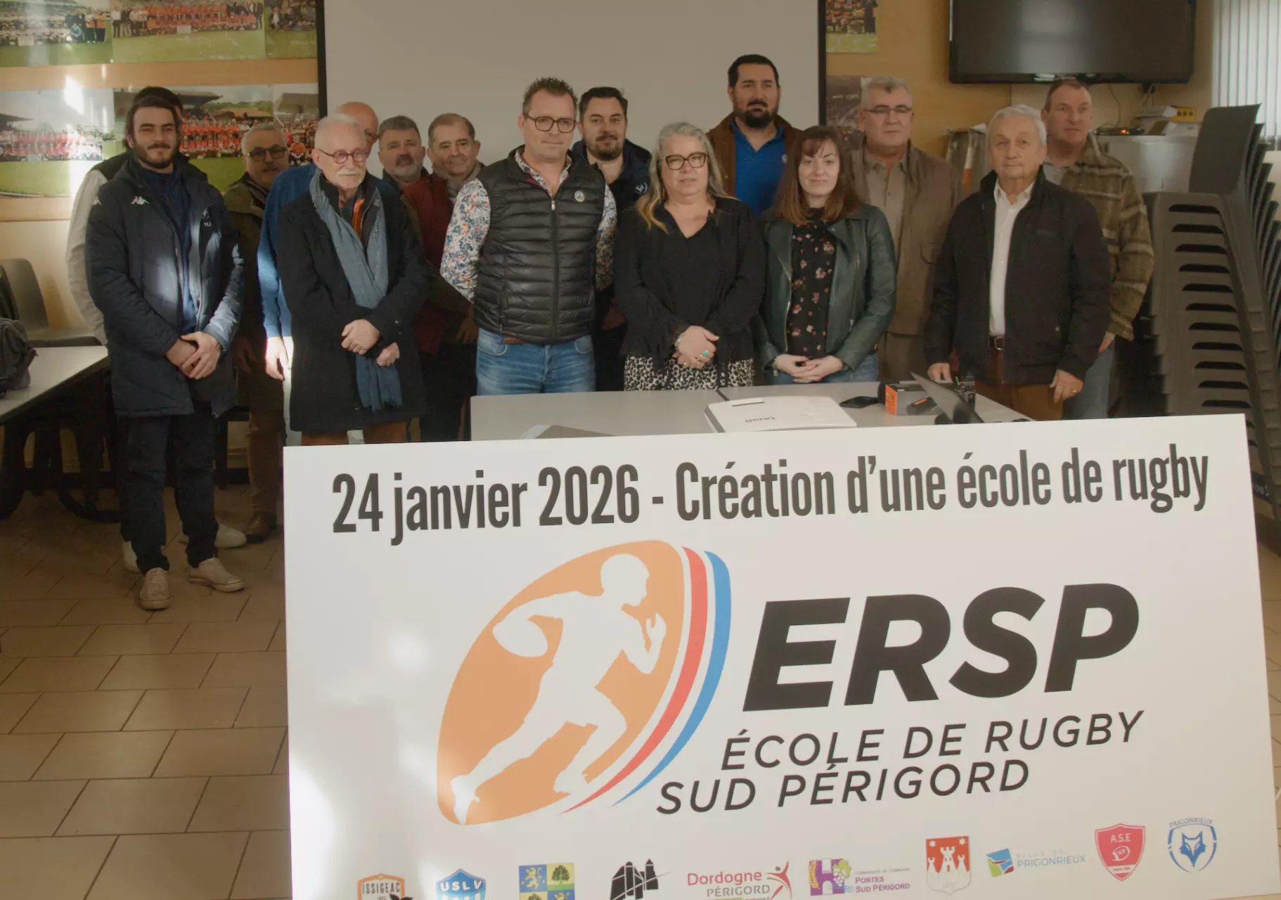 Image d'illustration pour l'actualité : L’École de Rugby Sud Périgord officiellement lancée