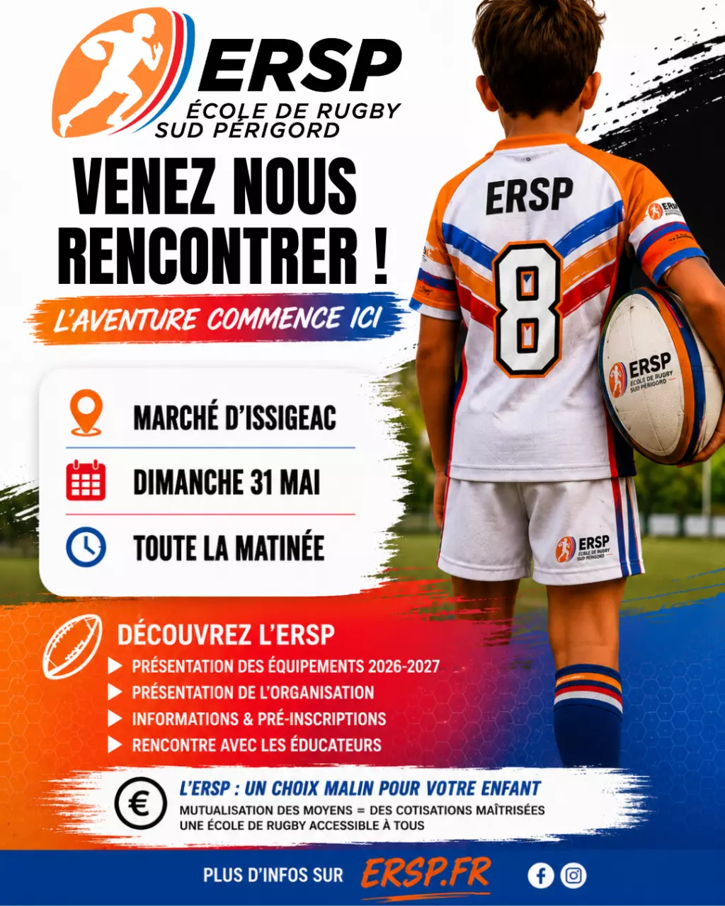 Image d'illustration pour l'actualité : L'ERSP s'invite au marché d'Issigeac !