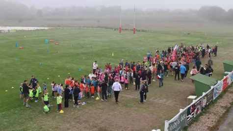 Image d'illustration pour l'actualité : BALLE OVALE : 244 ENFANTS À LA DÉCOUVERTE DU RUGBY À ISSIGEAC !